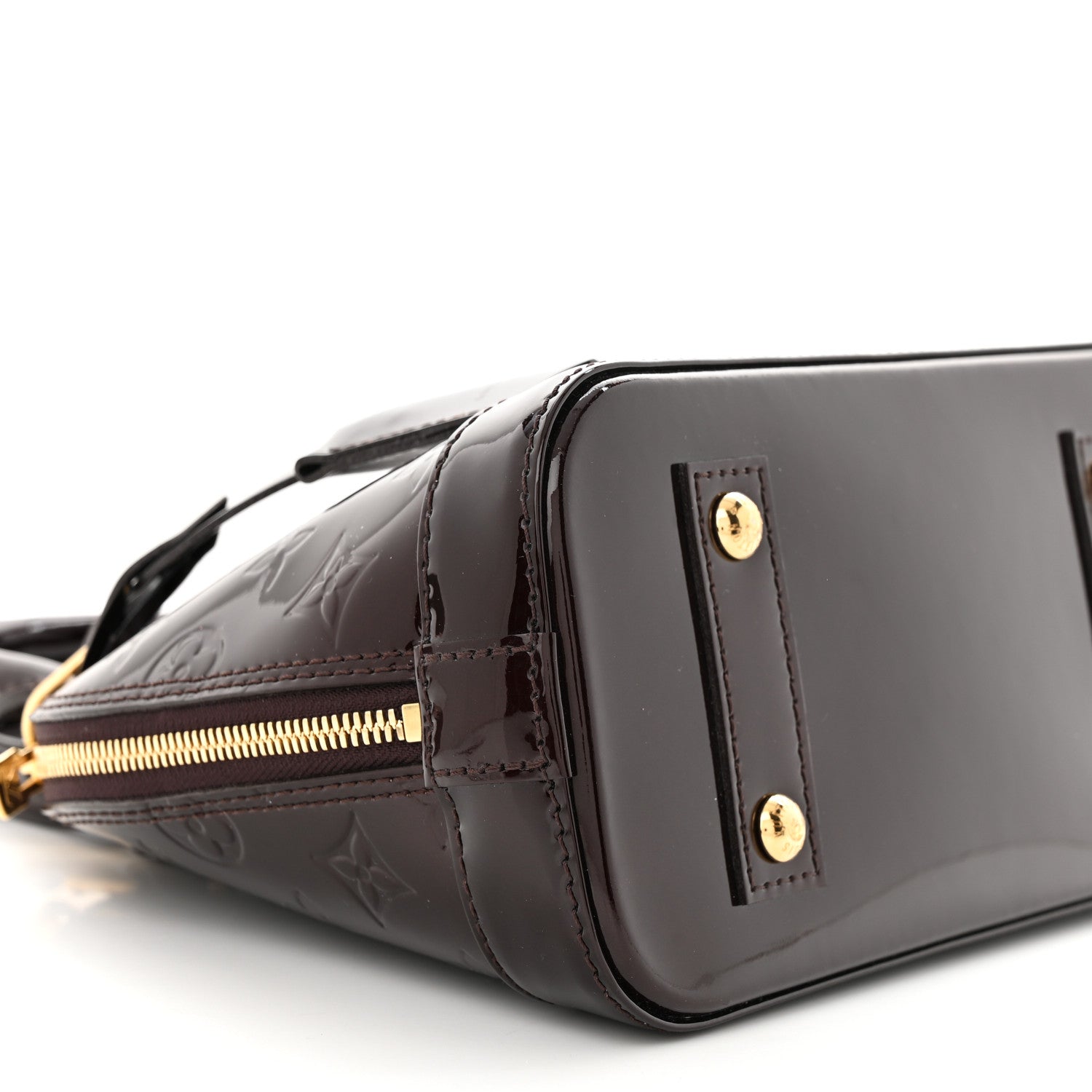 Louis Vuitton Vernis Alma BB Amarante 8 of 9