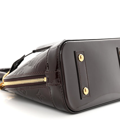 Louis Vuitton Vernis Alma BB Amarante 8 of 9