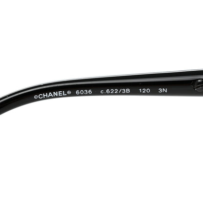 Chanel Studded Square Sunglasses 6036 Black 5 of 7