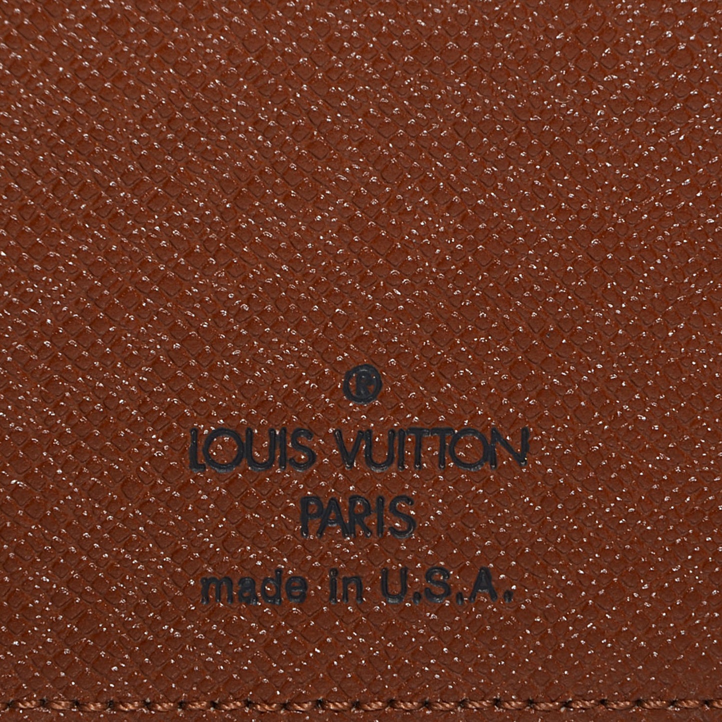 Monogram Desk Agenda Cover