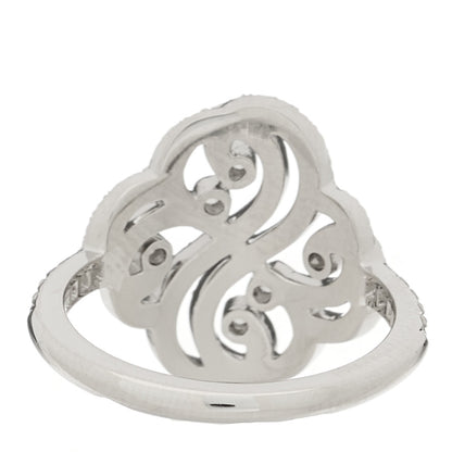 Tiffany Platinum Diamond Enchant Double Heart Ring 52 6 4 of 5