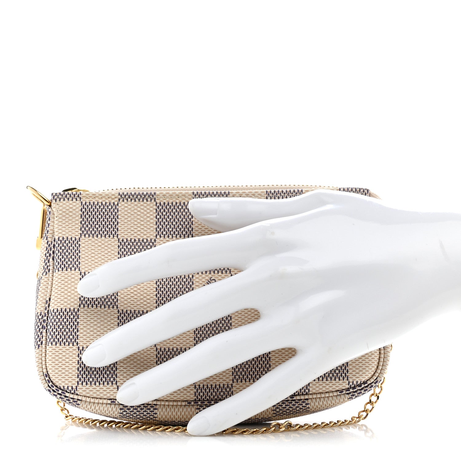 Louis Vuitton Damier Azur Mini Pochette Accessories 2 of 7