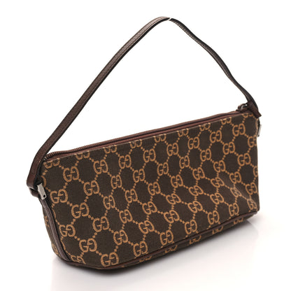 Gucci Monogram Boat Pochette Brown 3 of 13