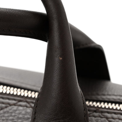 Christian Dior Deerskin Cannage Stitched Boston Dark Brown 11 of 11