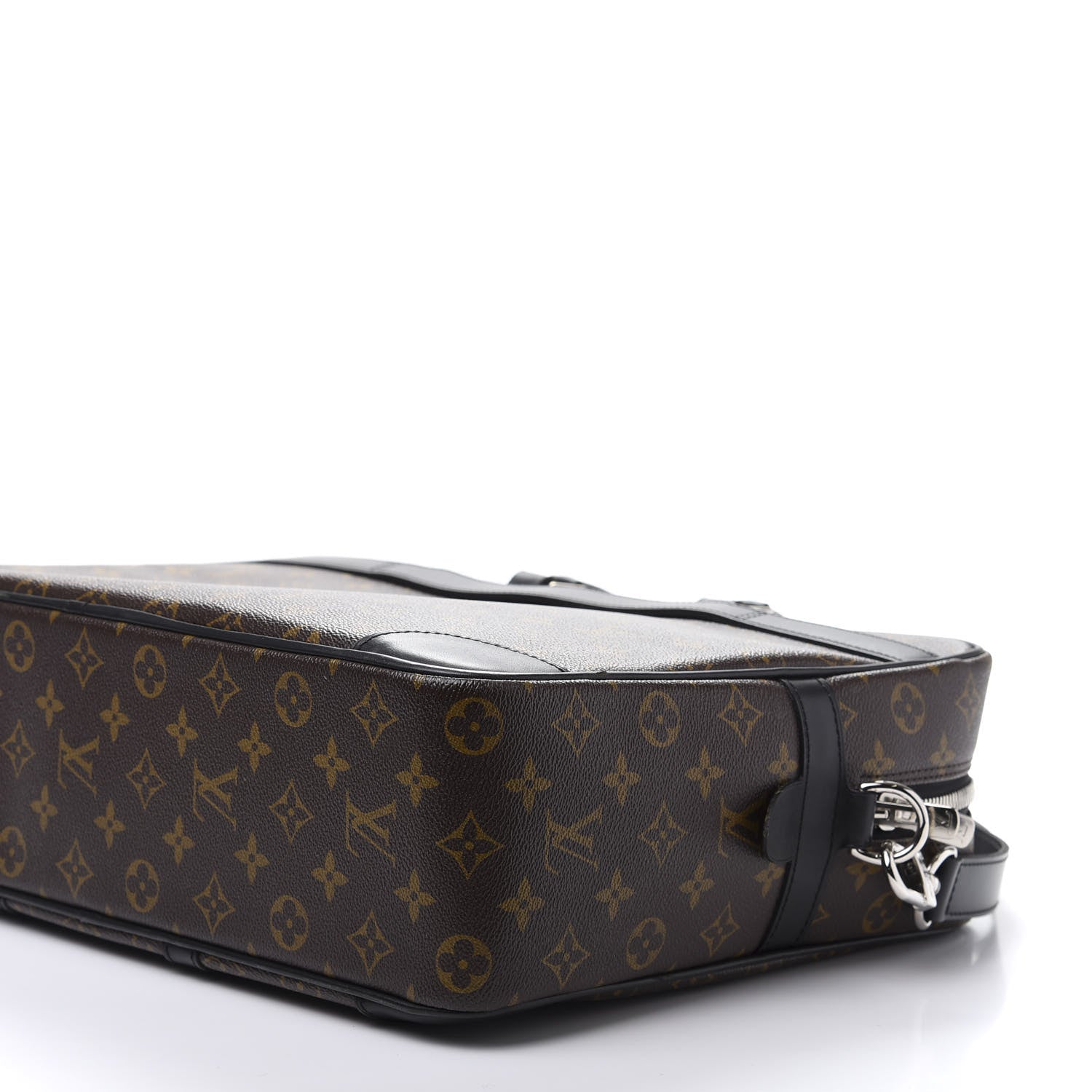 Louis Vuitton Monogram Macassar Porte Documents Voyage Soft Briefcase 7 of 11