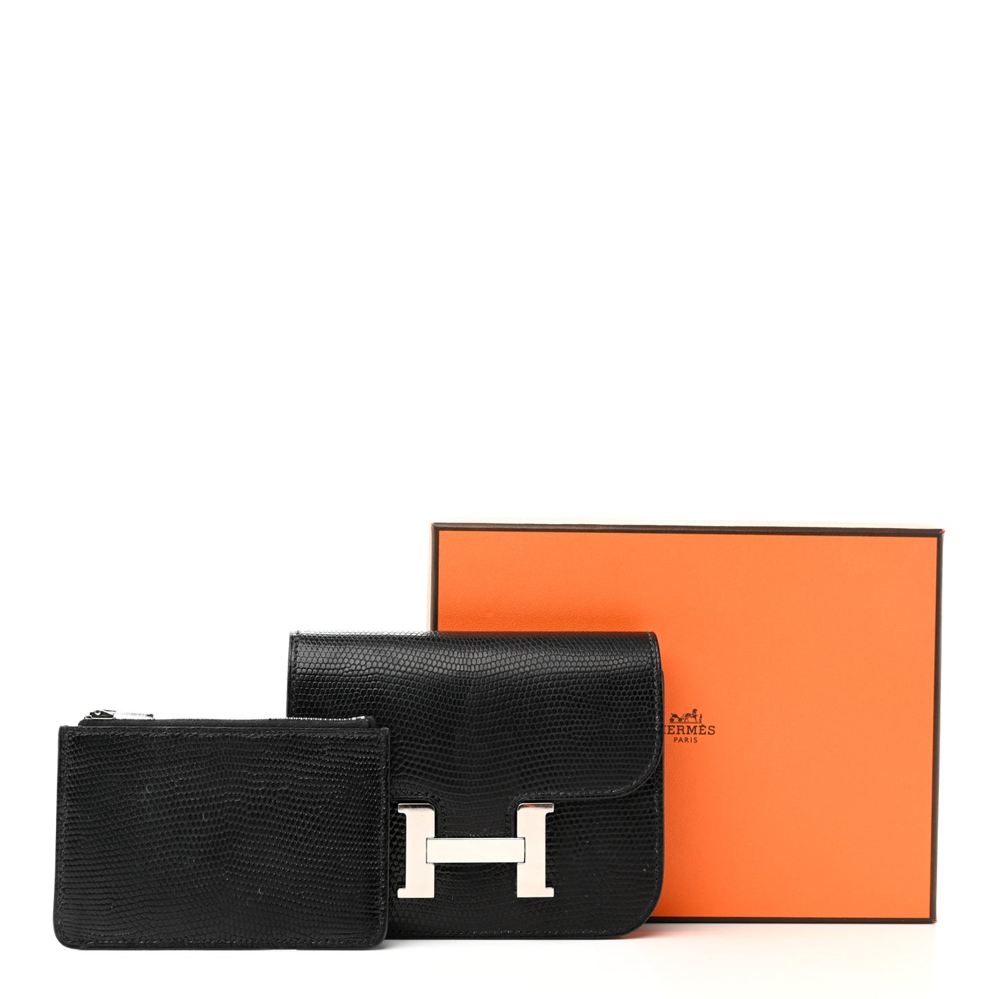 Lizard Constance Slim Wallet Black