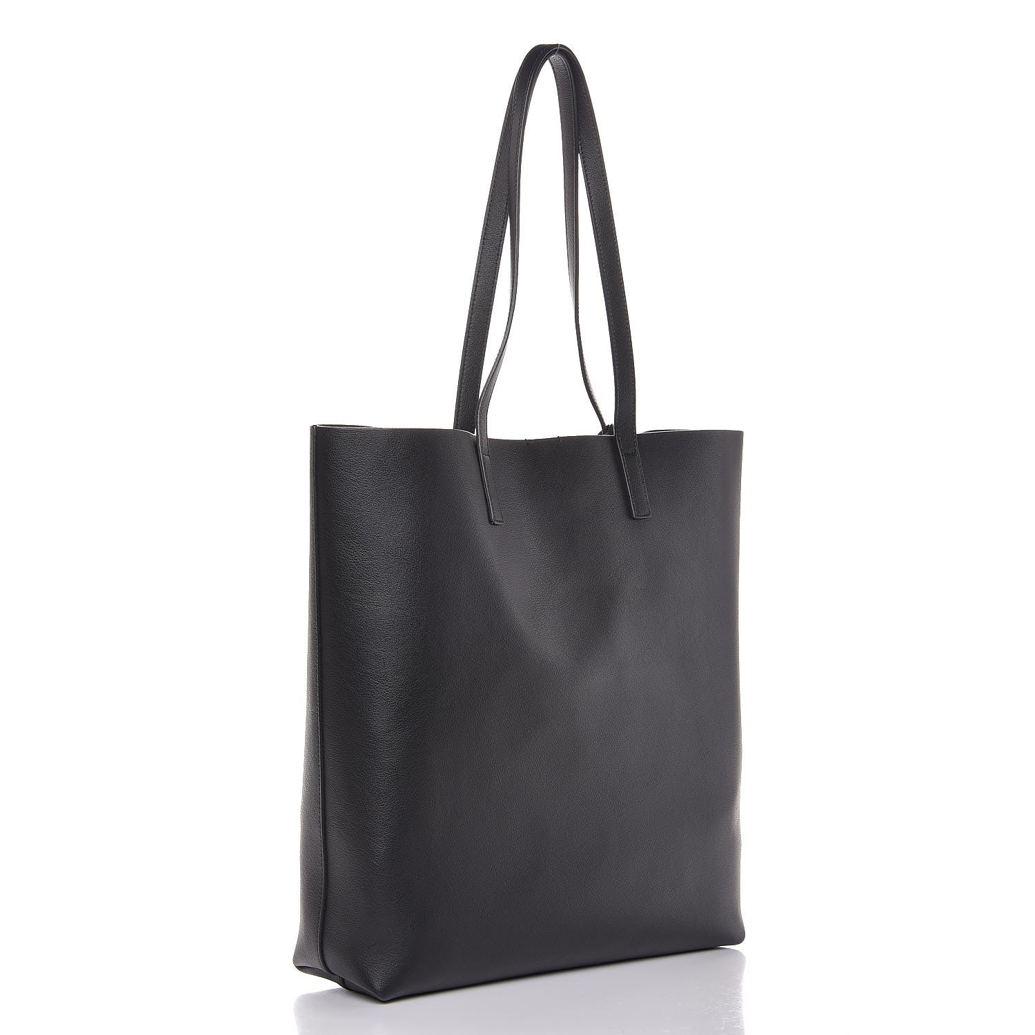 Saint Laurent Calfskin Medium Shopping Tote Black 3 of 7