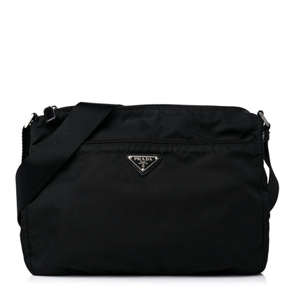 Prada Tessuto Nylon Crossbody Bag Black 1 of 12