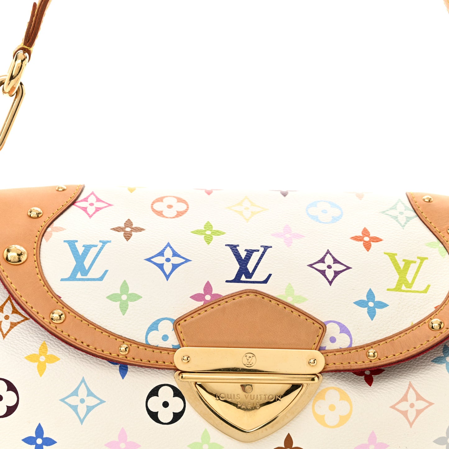 Monogram Multicolor Beverly MM White