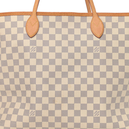 Louis Vuitton Damier Azur Neo Neverfull GM Rose Ballerine 10 of 19