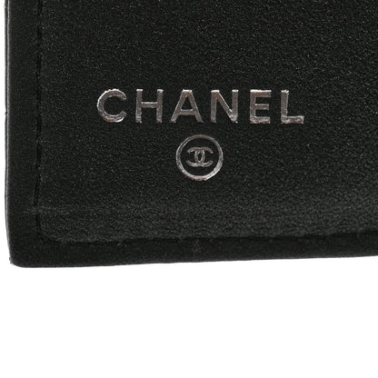 Chanel Lambskin Quilted Double Flap Wallet So Black 6 of 8