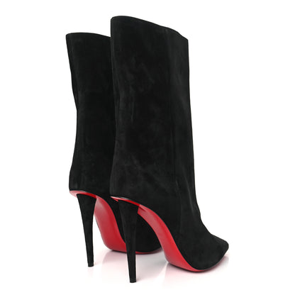 Christian Louboutin Veau Velours Astrilarge 100 Booties 39.5 Black 4 of 8
