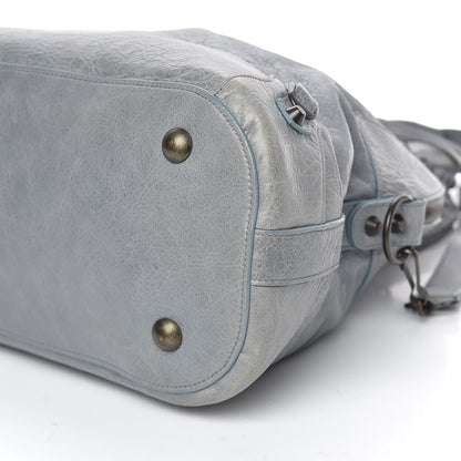 Balenciaga Agneau Classic Hardware Bowling Bag Ardoise 6 of 10