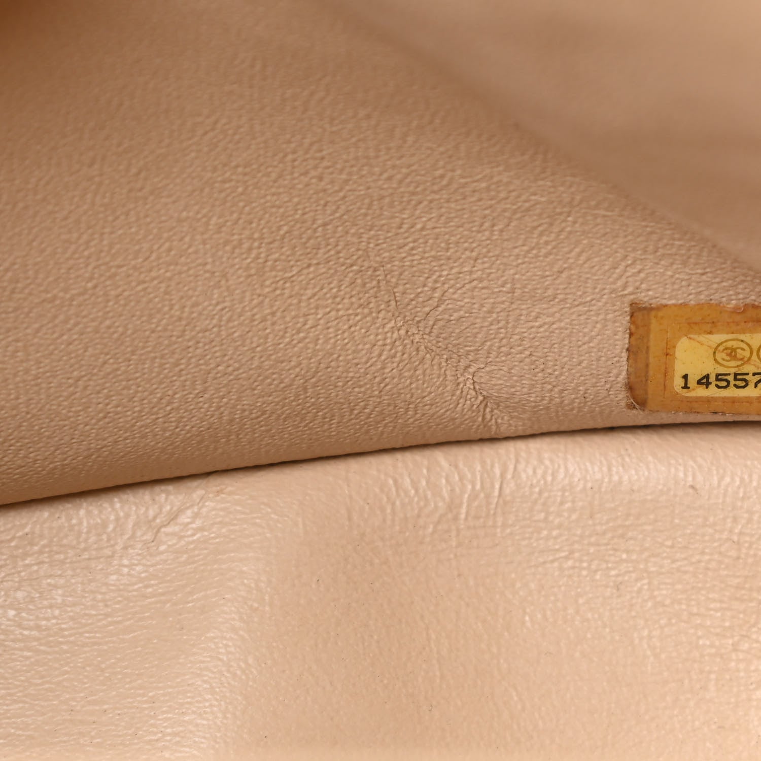 Chanel Caviar Quilted Jumbo Double Flap Beige Clair 7 of 15