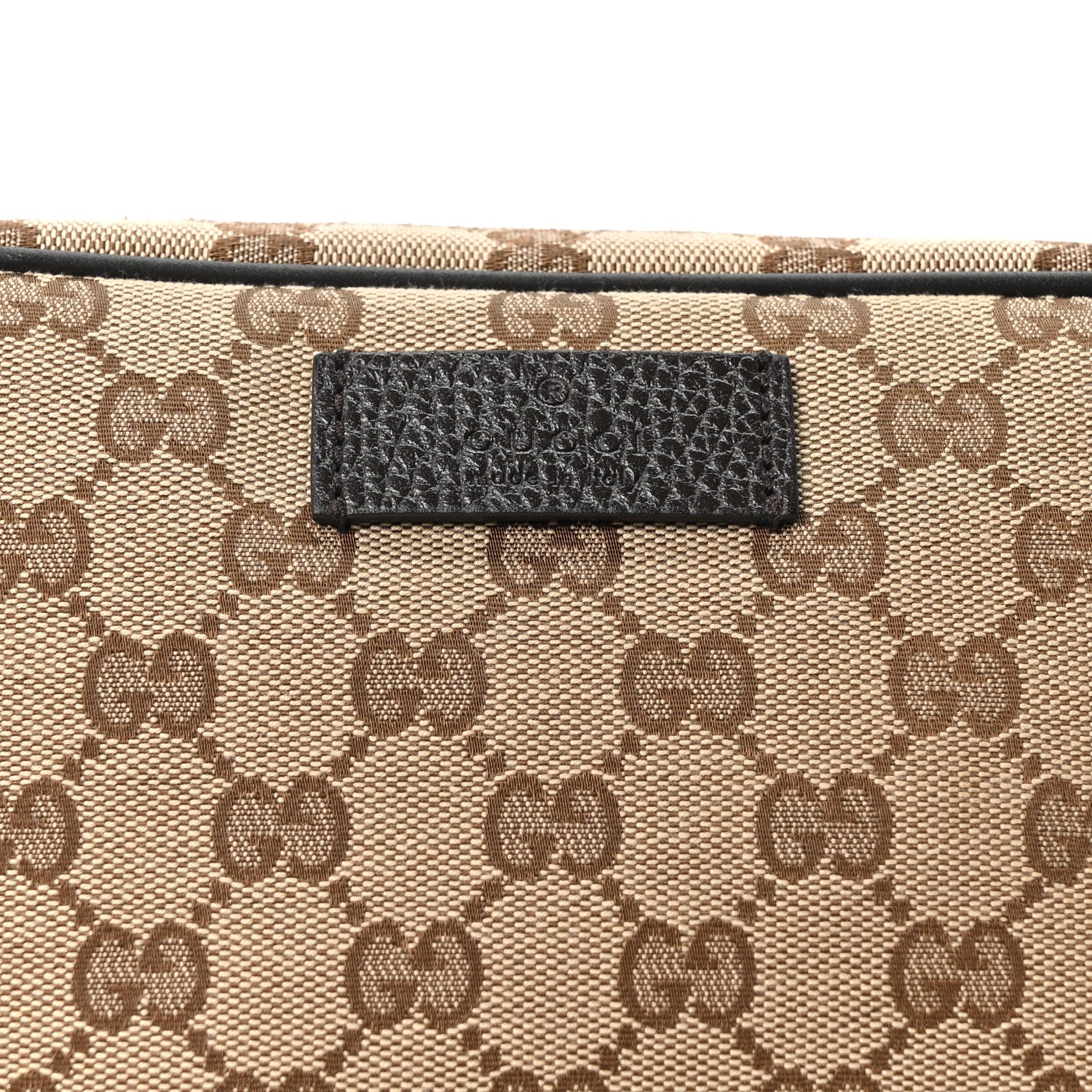 Gucci Monogram Belt Bag Dark Brown 8 of 10