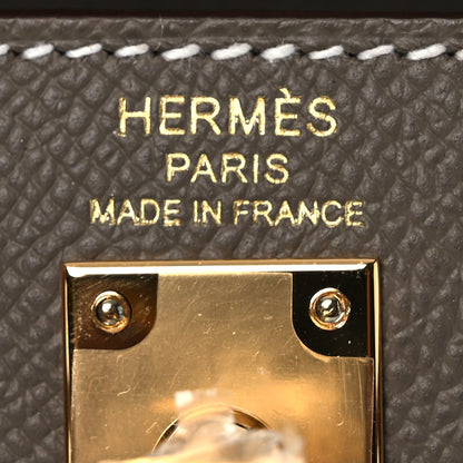 Hermes Epsom Kelly Sellier 25 Etoupe 7 of 16