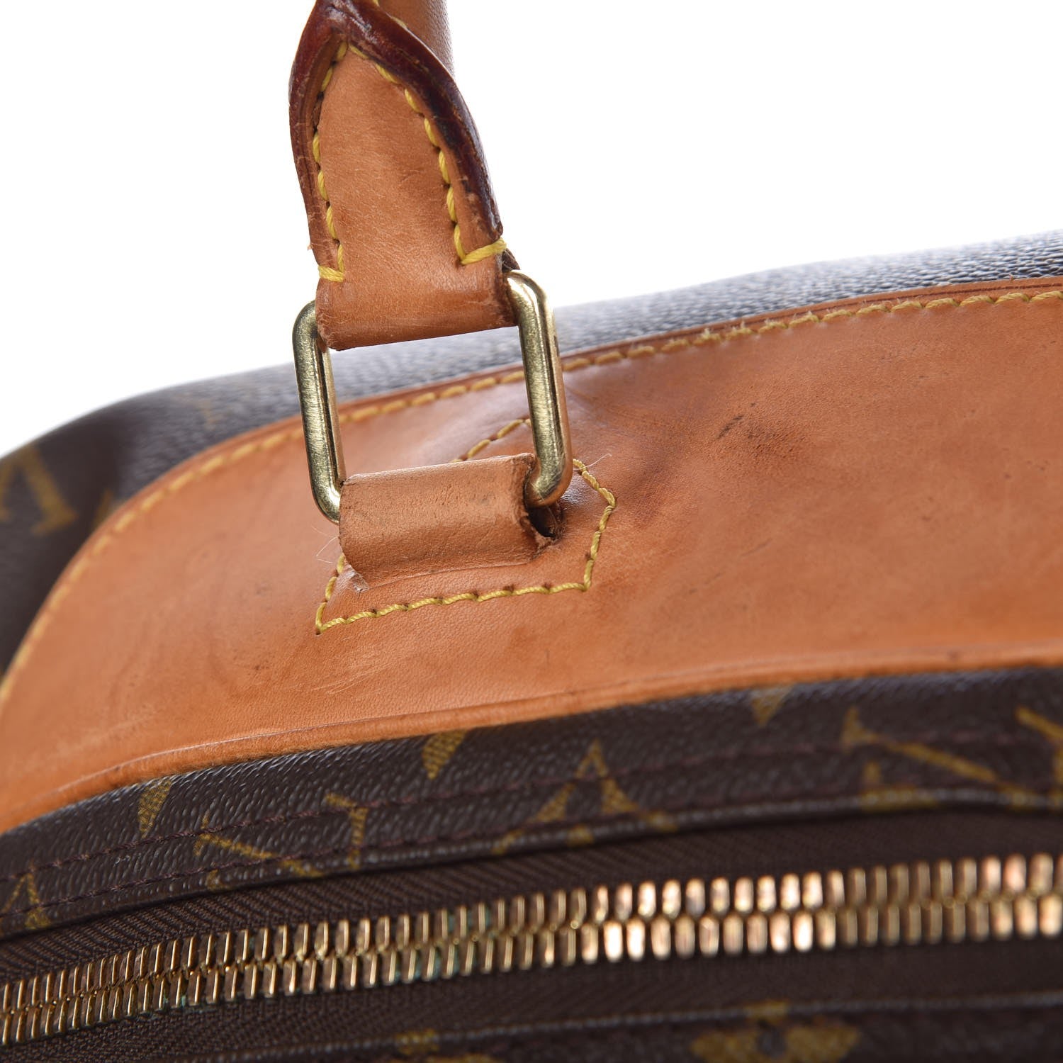 Louis Vuitton Monogram Alize 2 Compartment Luggage Travel Bag 19 of 23