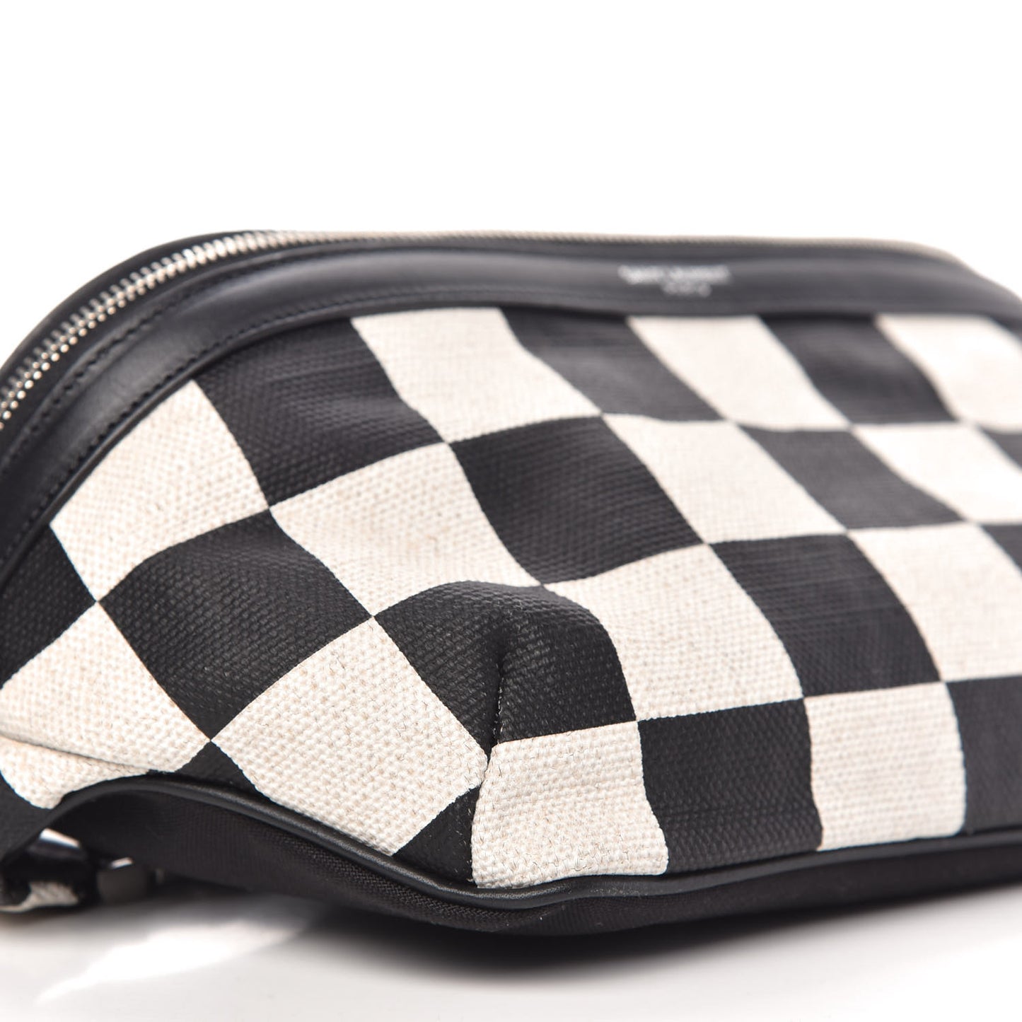 Canvas Classic Belt Bag Black White