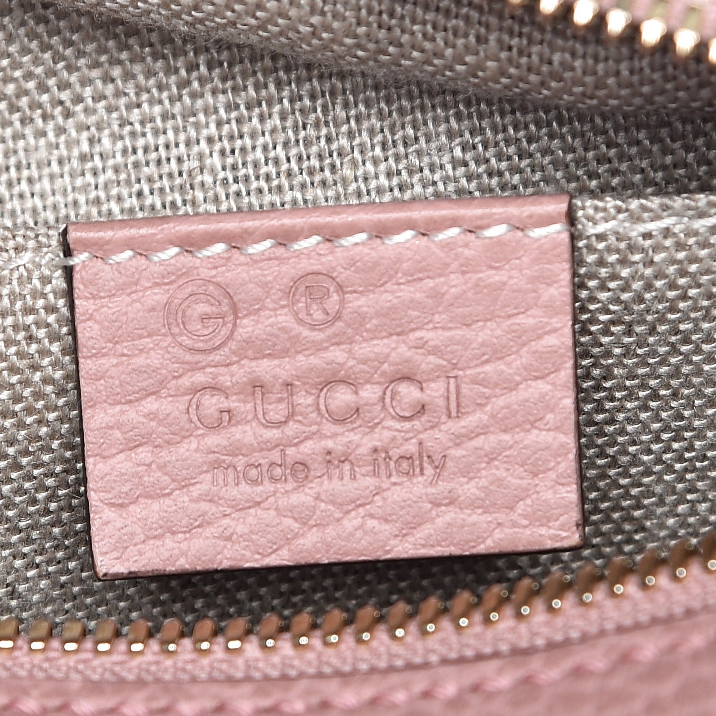 Monogram Mini Bree Messenger Bag Beige Soft Pink