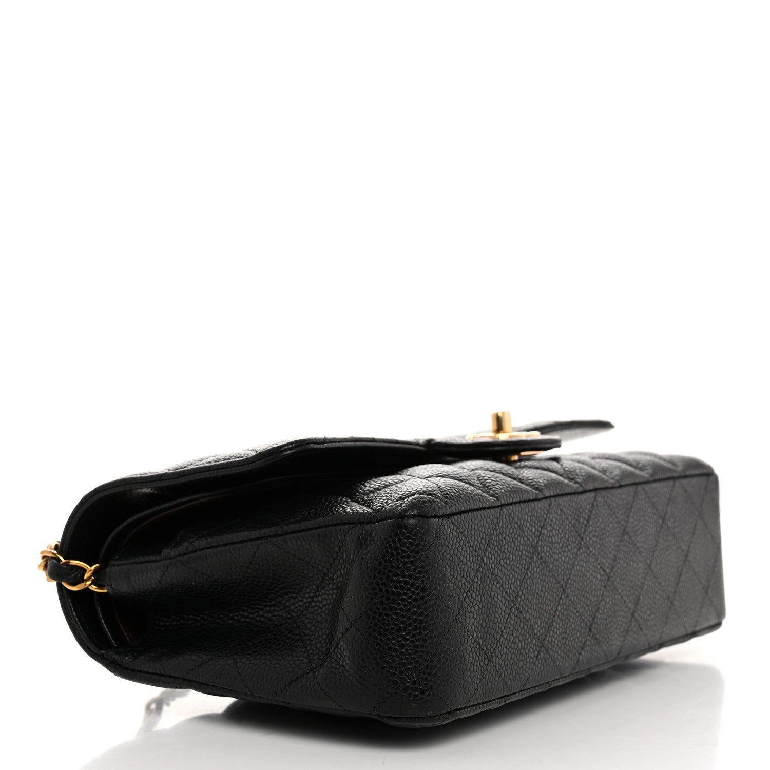 Chanel Caviar Quilted Medium Double Flap Black 4 of 10