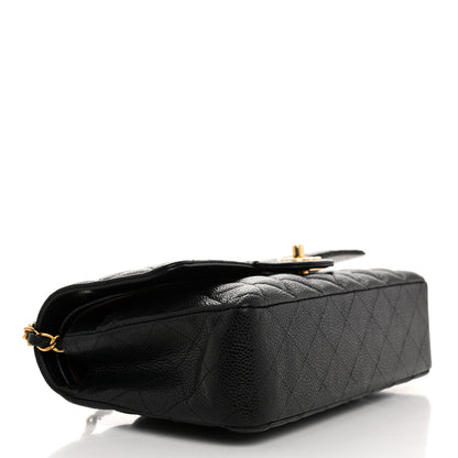 Chanel Caviar Quilted Medium Double Flap Black 4 of 10