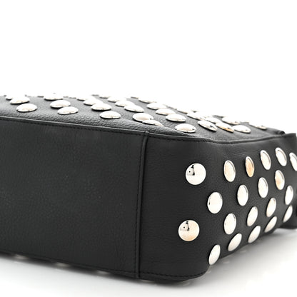 Khaite Pebbled Sport Calfskin Studded Elena Black 9 of 10