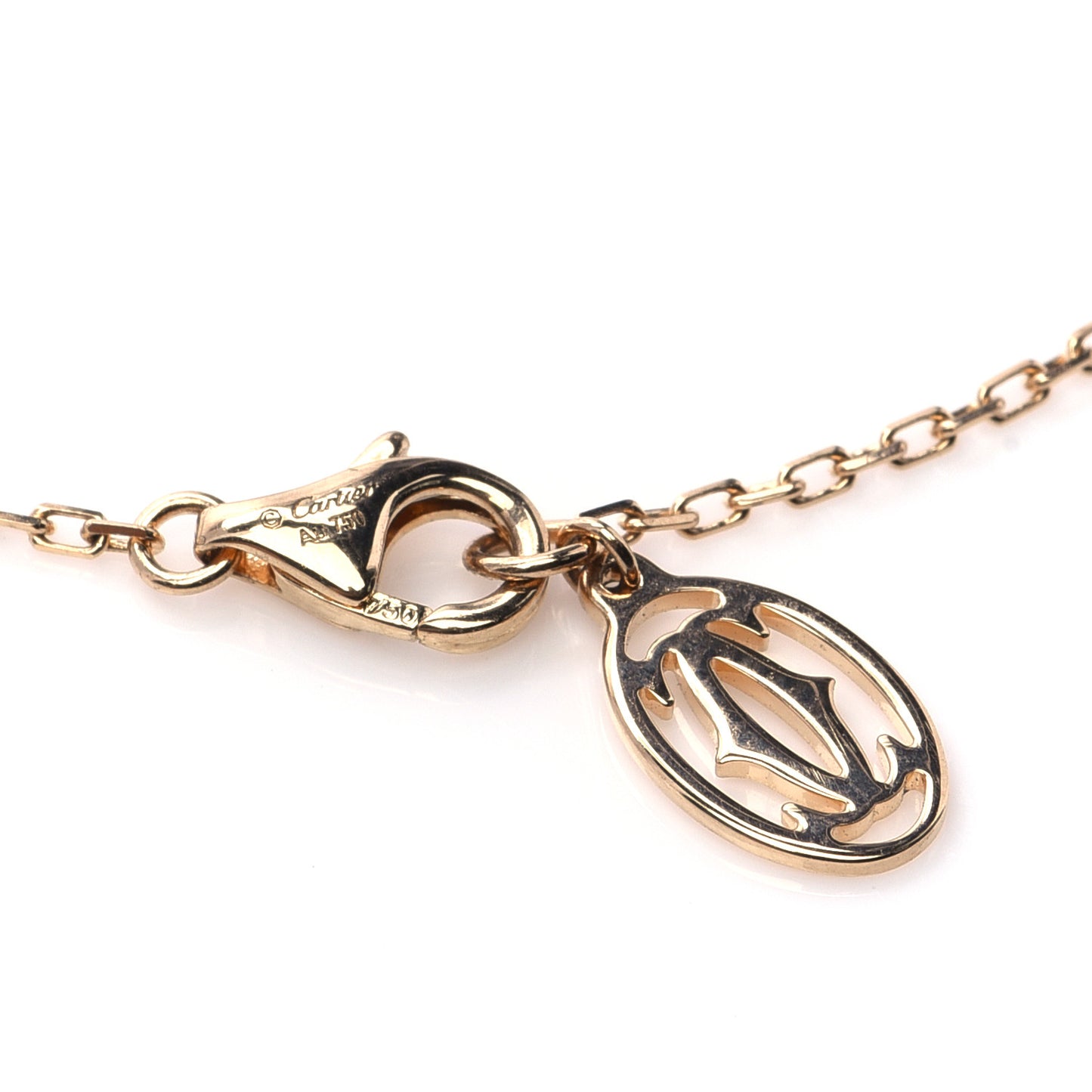 18K Yellow Gold Diamond SM D'Amour Pendant Necklace