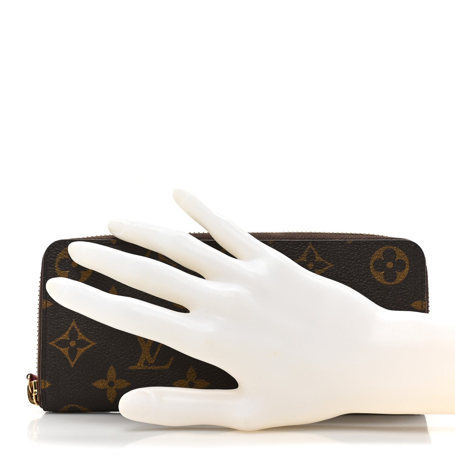 Louis Vuitton Monogram Clemence Wallet Fuchsia 2 of 13
