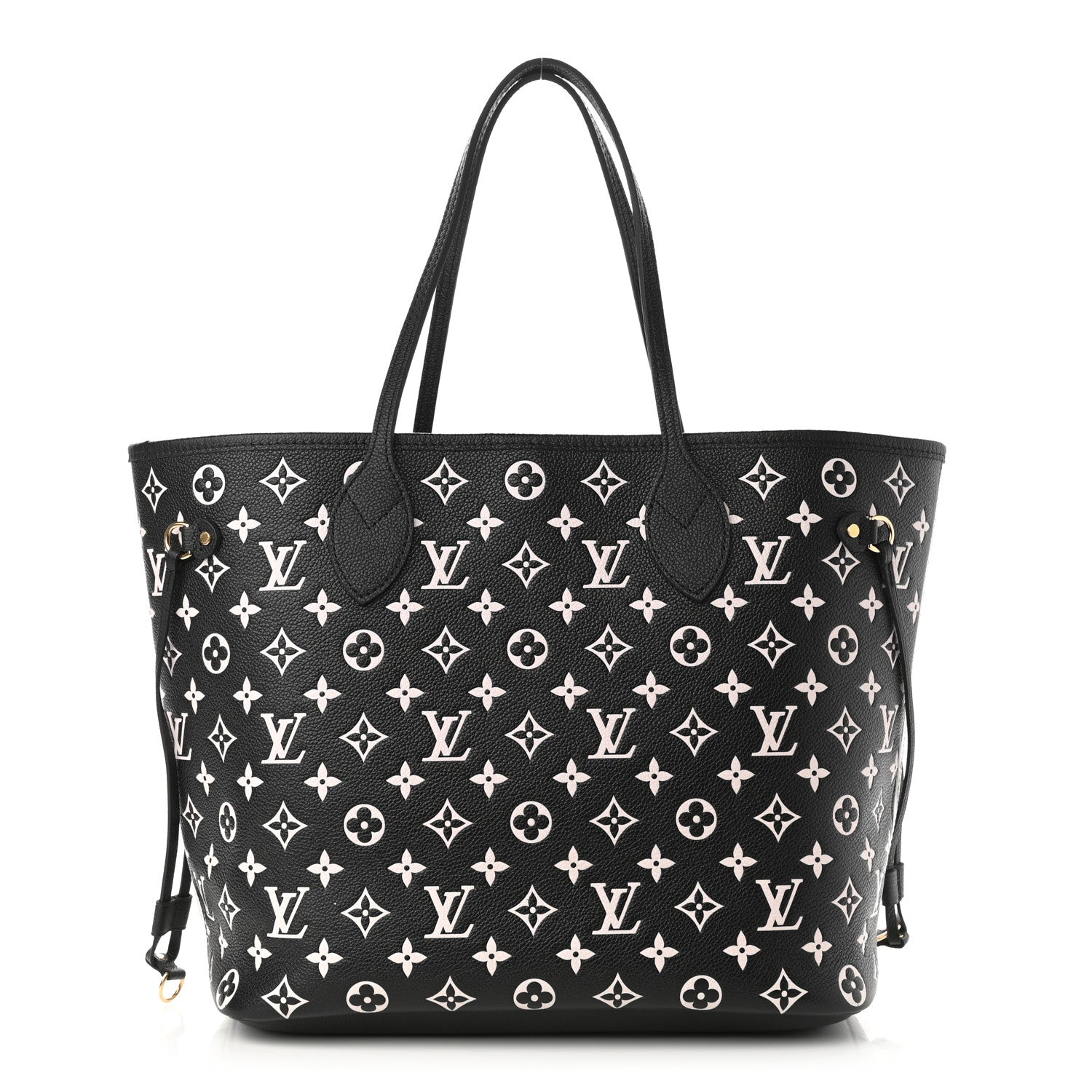 Louis Vuitton Empreinte Spring In The City Neverfull MM Black White Pink 1 of 9