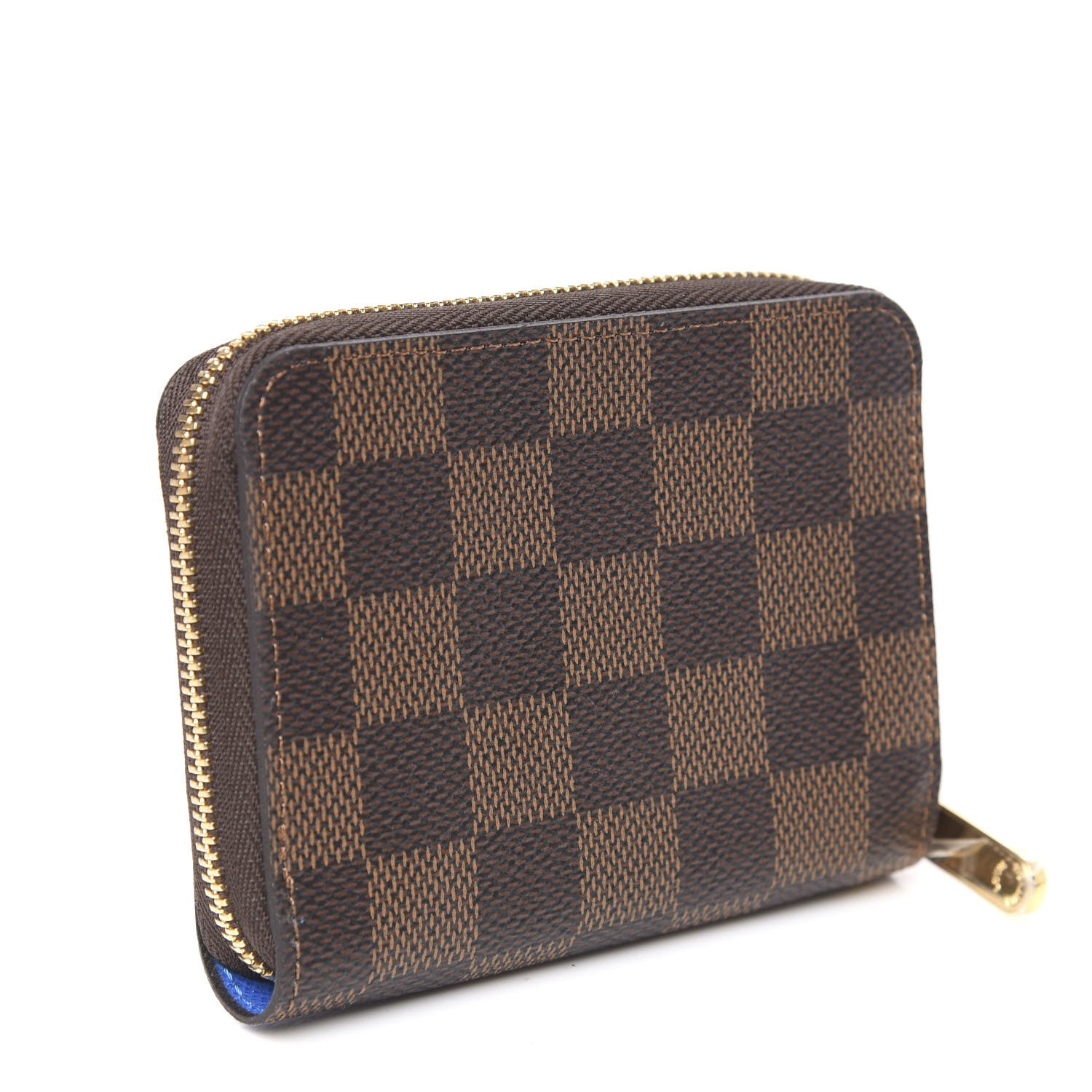 Louis Vuitton Damier Ebene 2019 Christmas Animation Zippy Coin Purse Blue 2 of 6