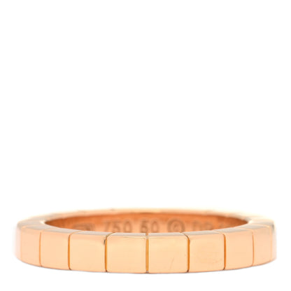 Cartier 18K Pink Gold 3mm Lanieres Ring 50 5.25 3 of 4