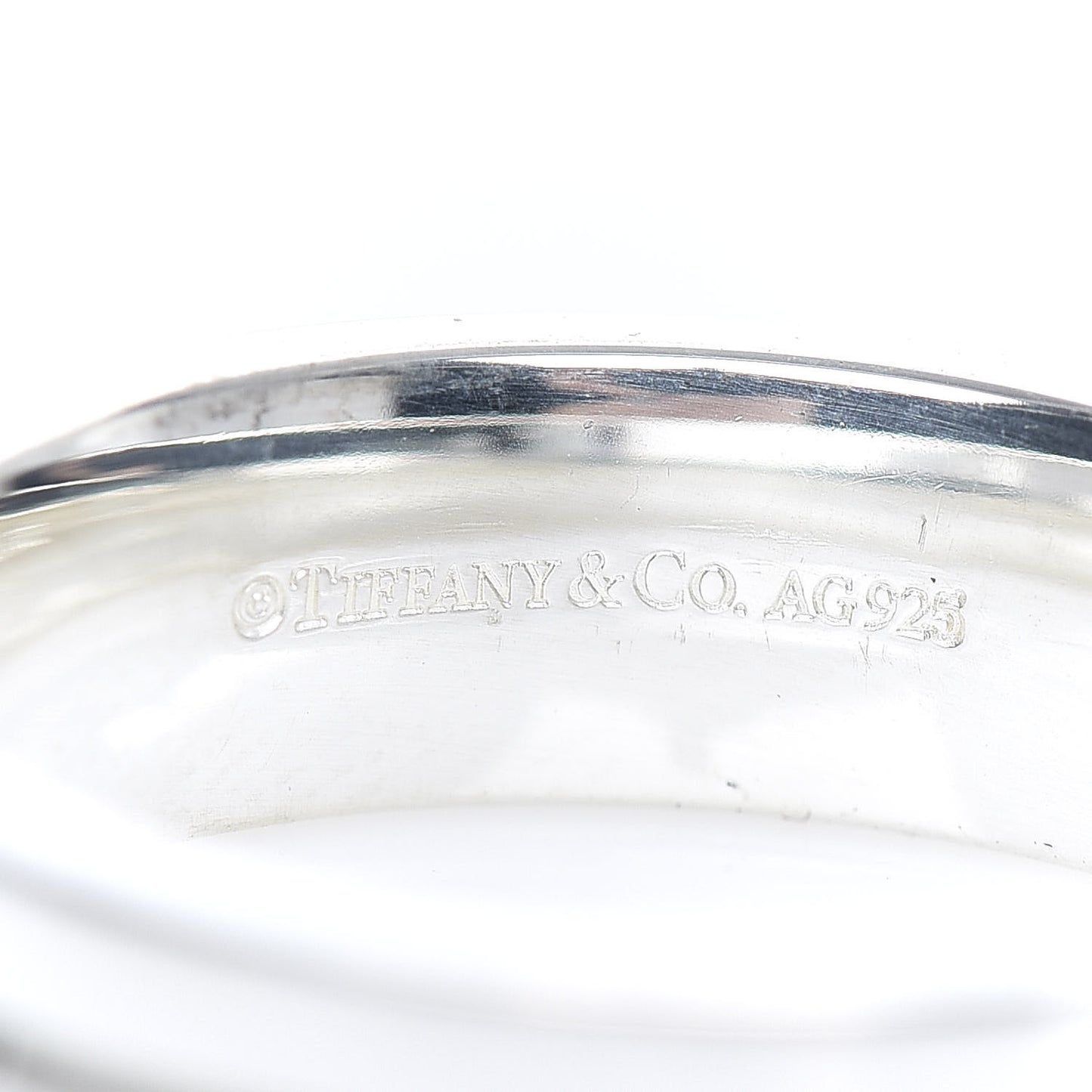 Sterling Silver T Wide Ring 58 8.25