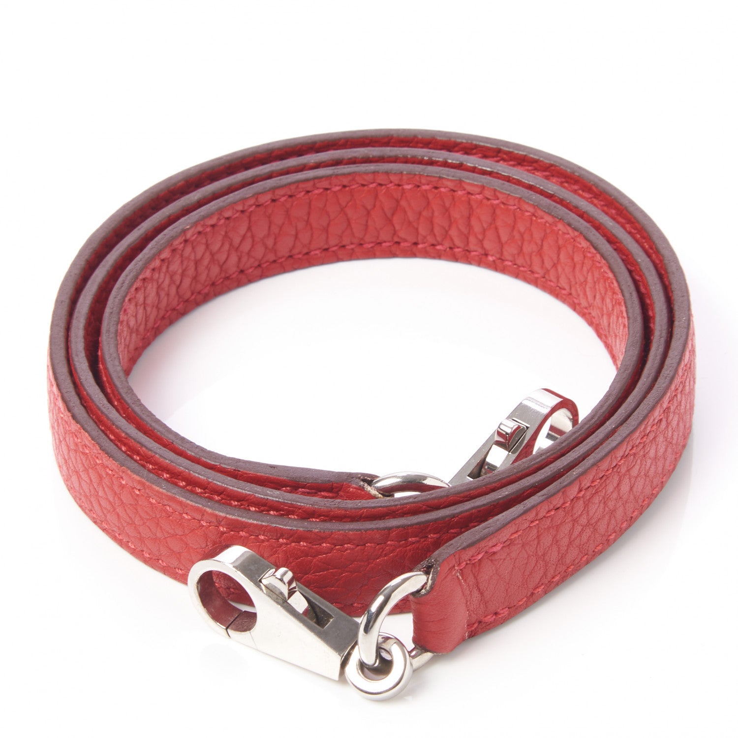 Hermes Taurillon Clemence Kelly Retourne 28 Rouge Casaque 28 of 31