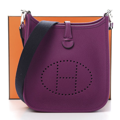 Hermes Taurillon Maurice Amazone Evelyne TPM Anemone Blue Indigo 11 of 11