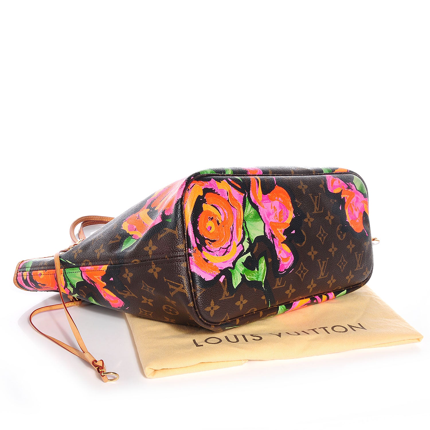 Louis Vuitton Monogram Roses Neverfull MM 4 of 7