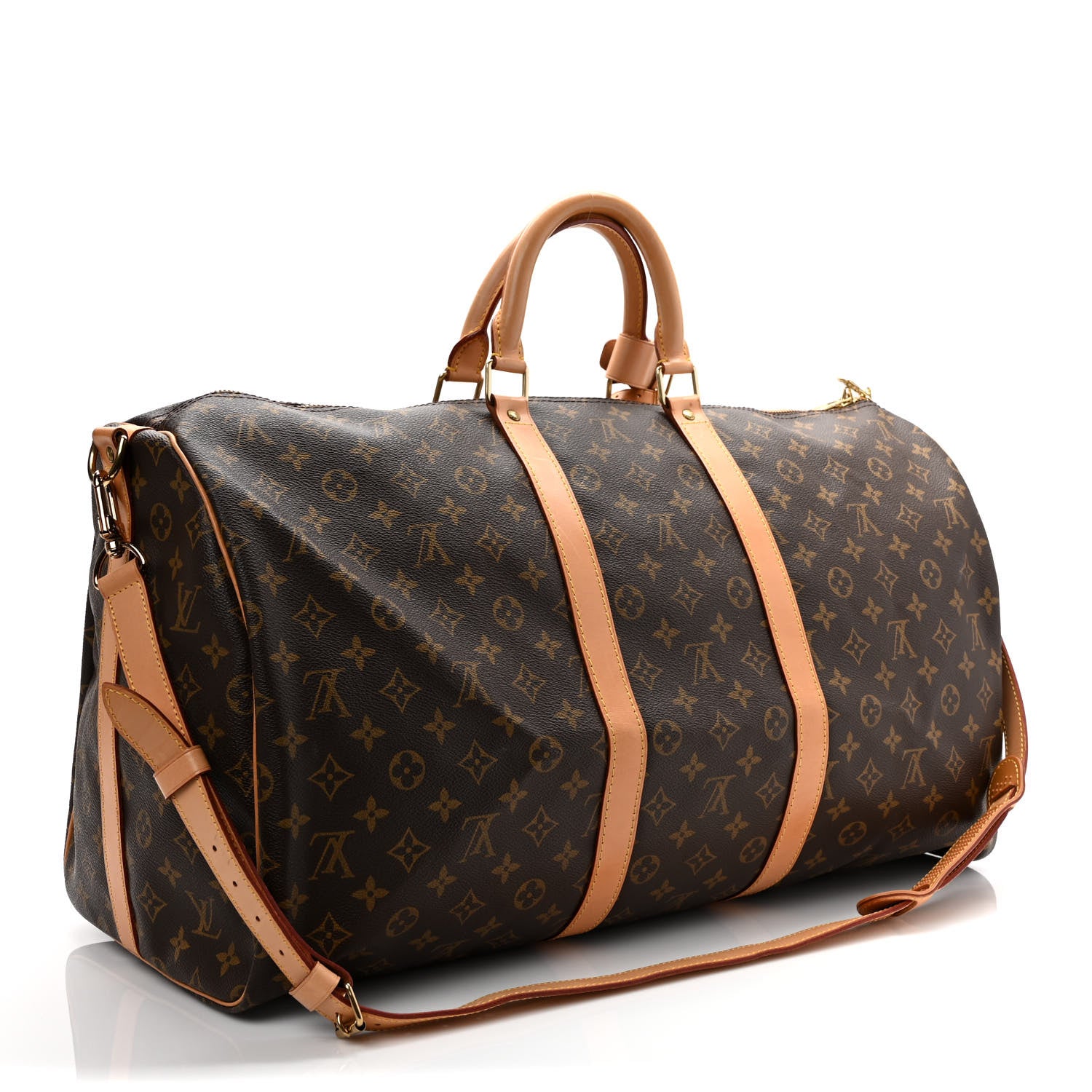 Louis Vuitton Monogram Keepall Bandouliere 55 3 of 13