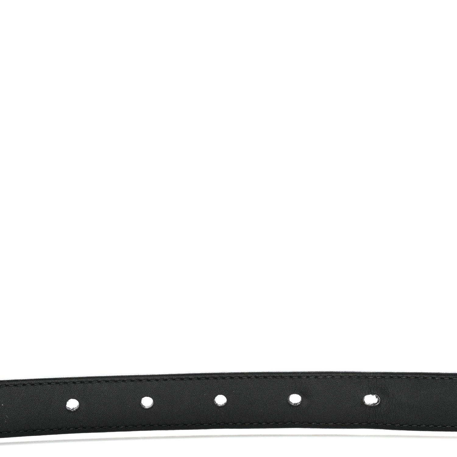 Gucci Calfskin Double G 20mm Belt 80 32 Black 3 of 9