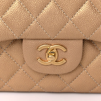 Chanel Pearly Caviar Quilted Jumbo Double Flap Gold 13 of 13