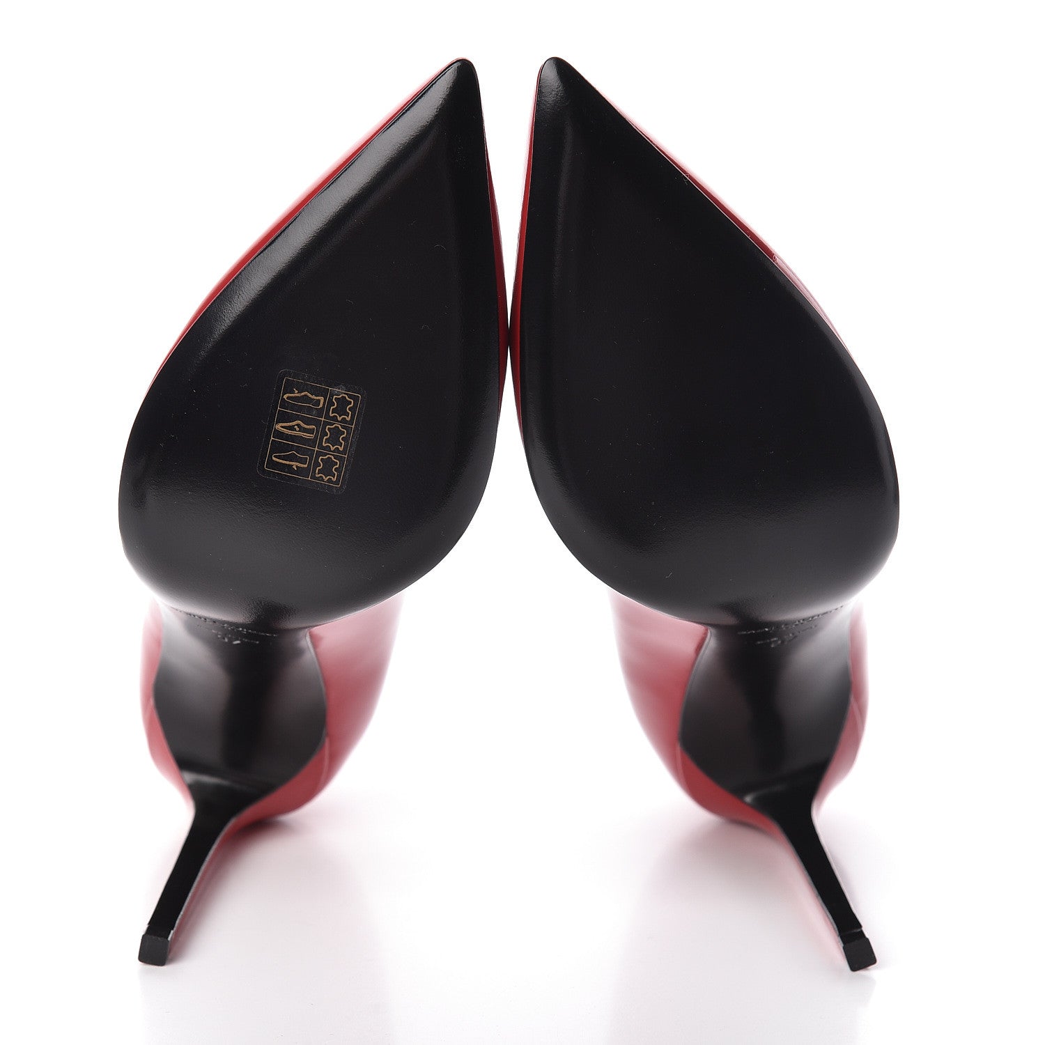 Saint Laurent Patent Classic Paris 105 Escarpin Pumps 37 New Red 5 of 9