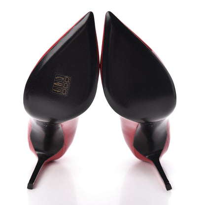 Saint Laurent Patent Classic Paris 105 Escarpin Pumps 37 New Red 5 of 9