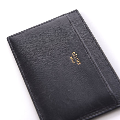 Celine Smooth Lambskin Card Holder Black 6 of 8