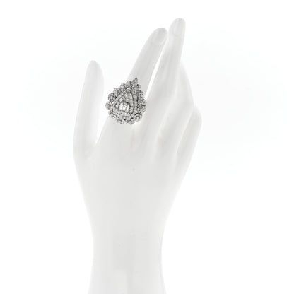 Parker & West by FASHIONPHILE 18K White Gold Diamond 4.70ctw Multi Shape Cocktail Ring  56 7.5 2 of 9