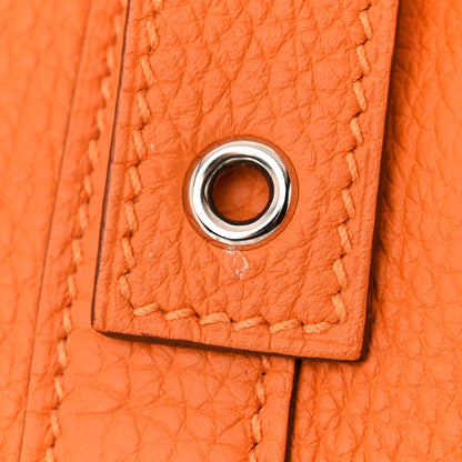 Hermes Taurillon Clemence Picotin Lock 26 GM Jaune D' Or 12 of 12