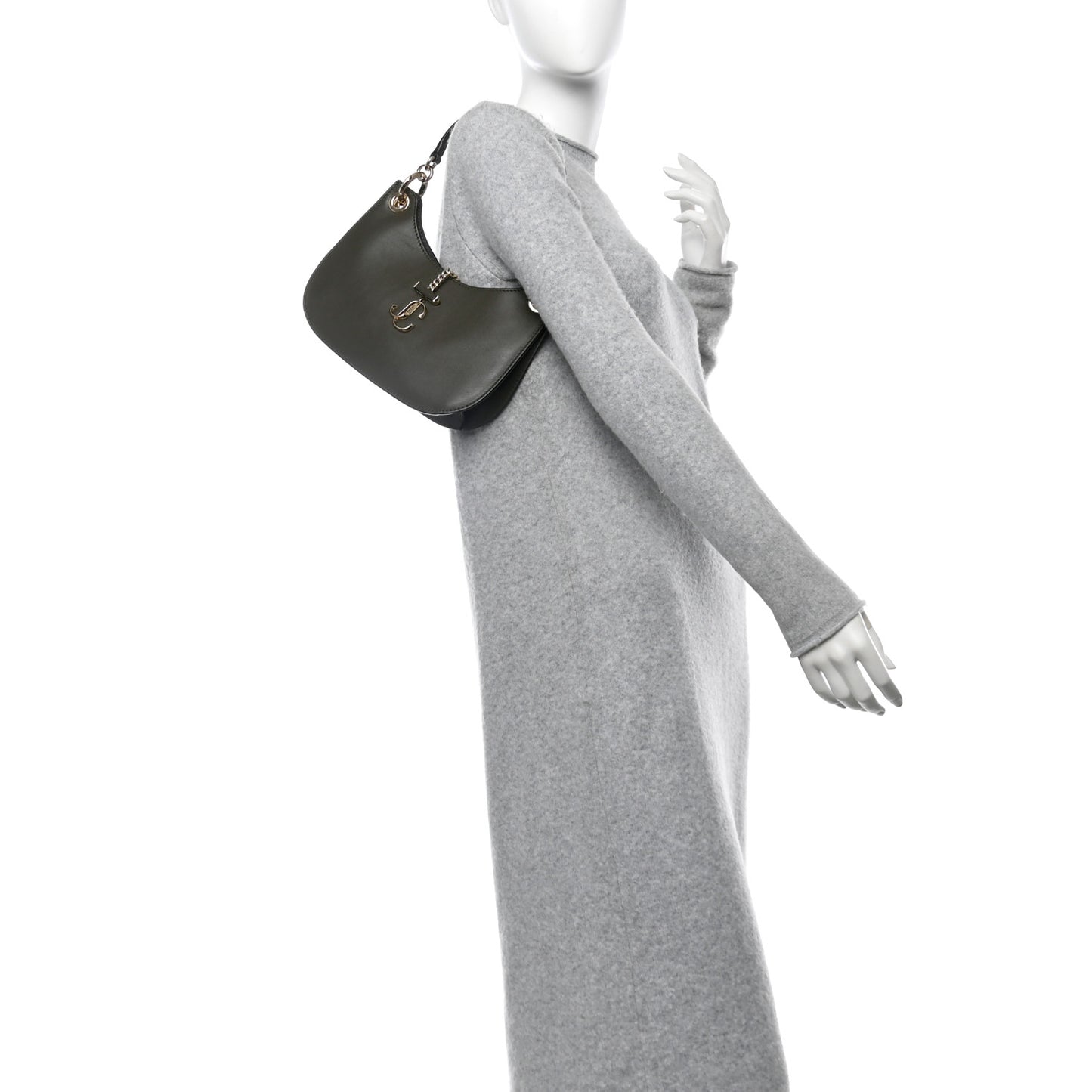 Calfskin Varenne Small Hobo Green