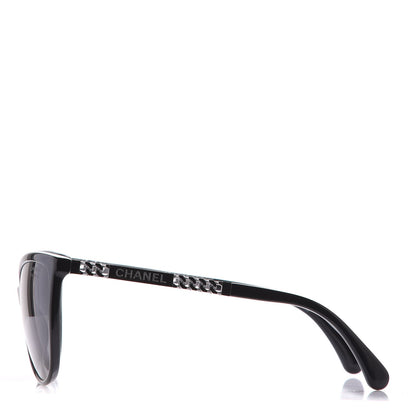 Chanel Chain Polarized Sunglasses 5352-A Black 2 of 9
