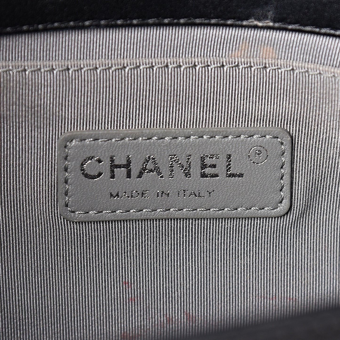 Lambskin Quilted Medium Boy Flap Black