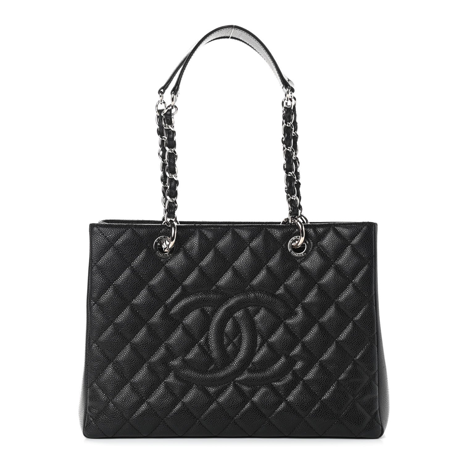 Chanel Caviar Quilted Grand Shopping Tote GST Black 1 of 8