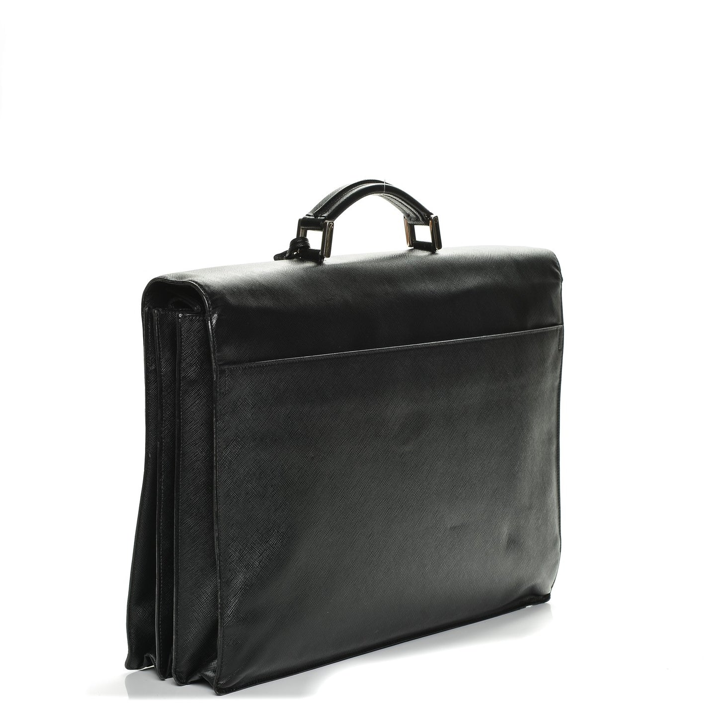 Saffiano Briefcase Nero Black