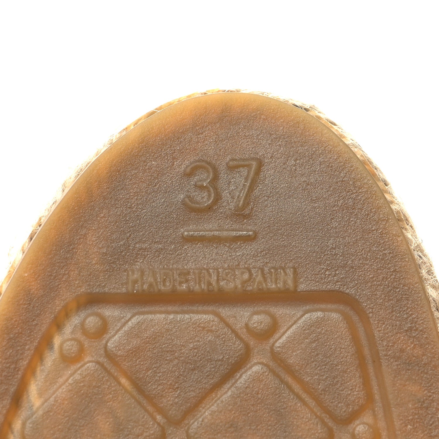 Chanel Laminated Goatskin CC Espadrilles 37 Silver 7 of 9
