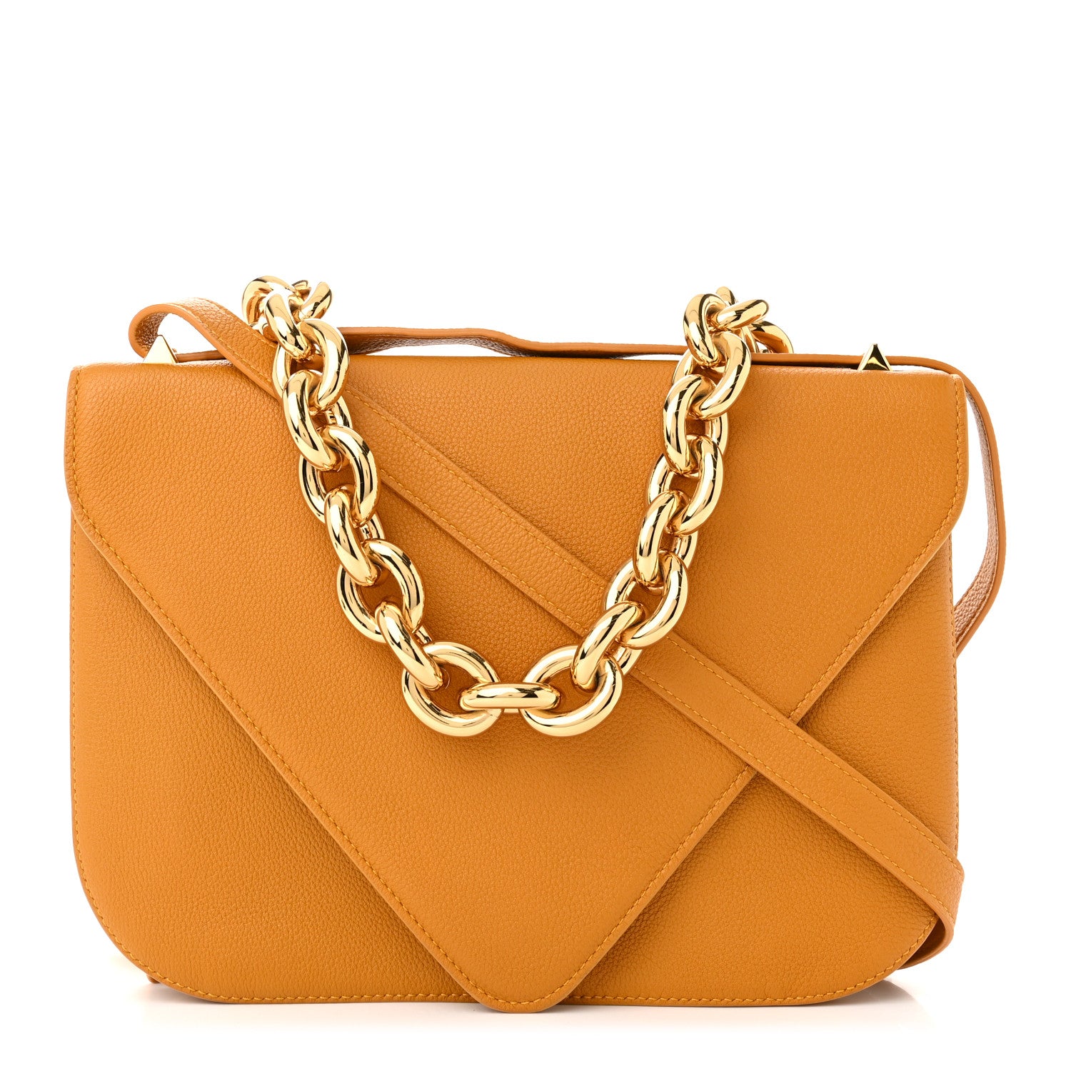 Bottega Veneta Calfskin Mount Envelope Bag Cob 1 of 12
